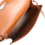 Hermes Kelly Sellier 20 Fauve Matte Alligator Barenia Palladium Hardware - Image 8