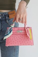 Hermes Kelly2 Mini 19 South African ostrich skin - Image 6