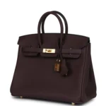 Hermes Birkin 25 Rouge Sellier Togo Gold Hardware - Image 3