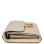 Hermes Constance To Go Wallet Craie Epsom Gold Hardware - Image 3