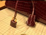 Herm&egrave;s Birkin 25-30 Bordeaux Red Alligator Leather Customization - Image 8