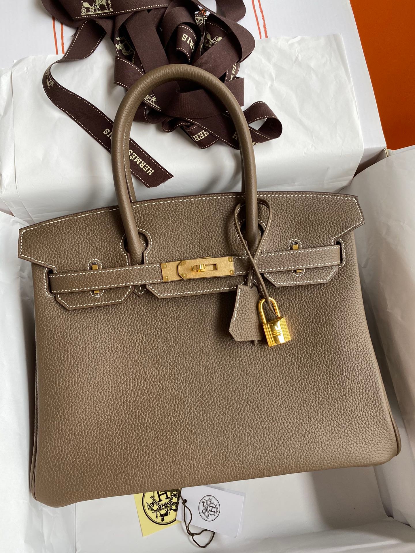 8C454213-8227-F155-58FA-8155F089EC5F.jpg Hermes Birkin 25-35cm custom TOGO customization - Image 1