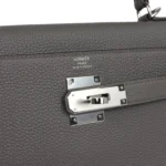 Hermes Kelly Retourne 28 Etain Togo Palladium Hardware - Image 7