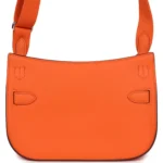 Hermes Mini Jypsiere Orange Minium Swift Palladium Hardware - Image 4