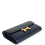 Hermes Rock Constance Wallet To Go Wallet To Go Bleu Abyss Box Gold Hardware - Image 7