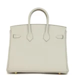 Hermes Birkin 25 Gris Pale Togo Gold Hardware - Image 4