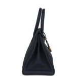 Hermes Birkin 30 Bleu Nuit Togo Rose Gold Hardware - Image 3