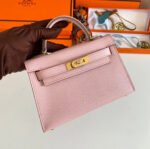 Kelly Mini 2 Sakura Pink Gold Buckle Custom - Image 4