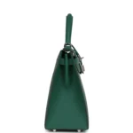 Hermes Kelly Sellier 28 Vert Moyen Epsom Palladium Hardware - Image 3