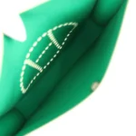 Hermes Neo Evelyne PM Bleu Azteque Officier Canvas and Vert Fizz Swift Palladium Hardware - Image 8