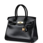 Hermes Birkin 30 Black Box Gold Hardware - Image 5