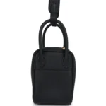 Hermes Mini Lindy II Black Clemence Gold Hardware - Image 3