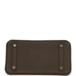 Hermes Birkin 25 Ebene Togo Gold Hardware - Image 6