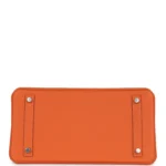 Hermes Birkin 30 Orange Togo Palladium Hardware - Image 6