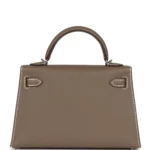 Hermes Kelly Sellier 20 Etoupe Epsom Palladium Hardware - Image 5