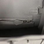 Hermes Birkin 25 Gris Meyer Togo Palladium Hardware - Image 9