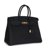 Hermes Birkin 35 Caban Togo Gold Hardware - Image 2