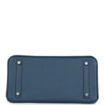 Hermes Birkin 30 Deep Bleu Epsom Palladium Hardware - Image 6