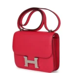 Hermes Constance 18 Rose Extreme Epsom Palladium Hardware - Image 5