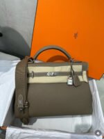 Herm&egrave;s Kelly maxi 42 Elephant Grey TOGO Custom - Image 2