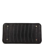 Hermes Birkin 30 Black Matte Alligator Gold Hardware - Image 6