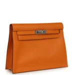 Hermes Kelly Danse Abricot Verso Evercolor Palladium Hardware - Image 2