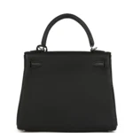 Hermes Kelly Retourne 25 Black Togo Palladium Hardware - Image 4