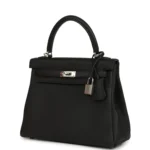 Hermes Kelly Retourne 25 Black Togo Palladium Hardware - Image 5