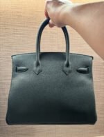 Herm&egrave;s Birkin 25-35 Emerald TOGO Custom - Image 7