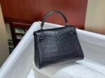 Herm&egrave;s Kellly doll bag  crocodile leather custom - Image 7