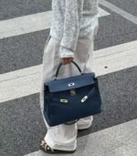 Hermes kelly 35 Dark blue custom TOCO - Image 3