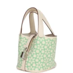 Hermes Micro Picotin Lock 14 "Lucky Daisy" Nata Swift Palladium Hardware - Image 5