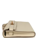 Hermes Kelly Cut Craie Swift Gold Hardware - Image 3