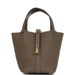 Hermes Picotin Lock 18 Etoupe Clemence Gold Hardware