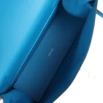 Hermes Kelly Danse Bleu Zanzibar Evercolor Palladium Hardware - Image 8