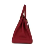 Hermes Birkin 35 Rubis Togo Gold Hardware - Image 3