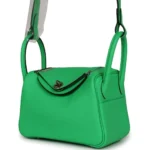 Hermes Mini Lindy Vert Comics Clemence Palladium Hardware - Image 5