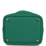 Hermes Picotin Lock 18 Vert Vertigo Clemence Gold Hardware - Image 6