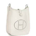 Hermes Evelyne TPM Gris Pale Clemence Palladium Hardware - Image 2