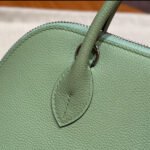 Herm&egrave;s Bolide 25 Avocado Green Sliver Buckle Custom - Image 12