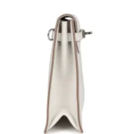 Hermes Kelly Danse Gris Pale Swift Palladium Hardware - Image 3
