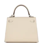 Hermes Kelly Sellier 25 Nata Verso Epsom Palladium Hardware - Image 4
