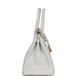 Hermes Birkin 30 Gris Perle Togo Gold Hardware - Image 3