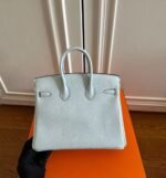 Hermes Birkin 25-35cm Haze blue Togo customization - Image 3