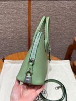 Herm&egrave;s Bolide 25 Avocado Green Sliver Buckle Custom - Image 5