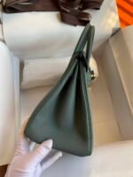 Hermes Birkin 25, almond green Togo customization - Image 3