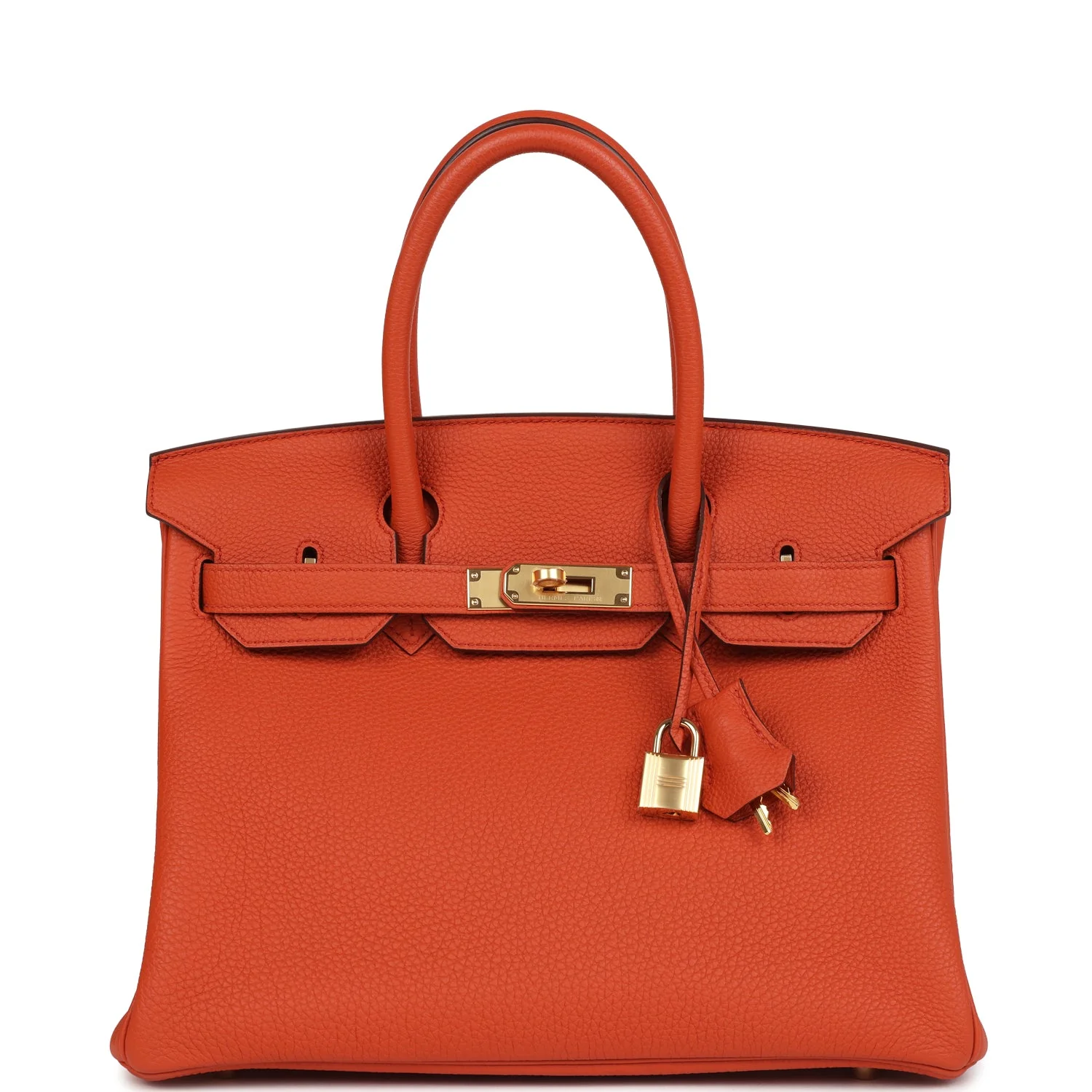 A6C0CCB4-D099-50A9-0EE7-1EC772E68A08.webp Hermes Birkin 30 Terre Battue Togo Gold Hardware - Image 1