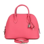 Hermes 1923 Bolide 25 Rose Azalee Epsom Palladium Hardware