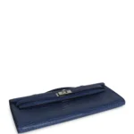 Hermes Kelly Cut Bleu De Malte Matte Porosus Crocodile Palladium Hardware - Image 6