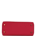Hermes Kelly Retourne 25 Framboise Togo Gold Hardware - Image 6